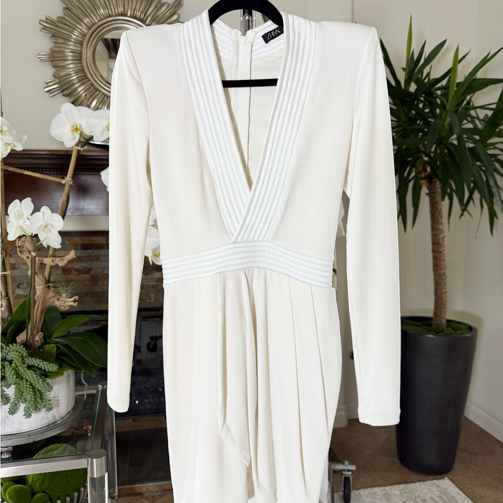 Zhivago White Eye of Horus Mini Dress